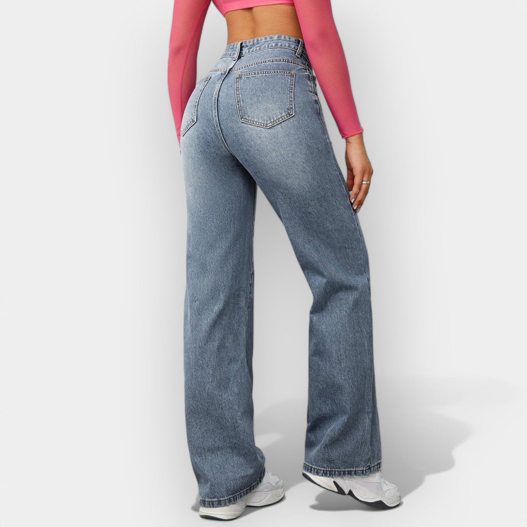 Jeans cu croială dreaptă