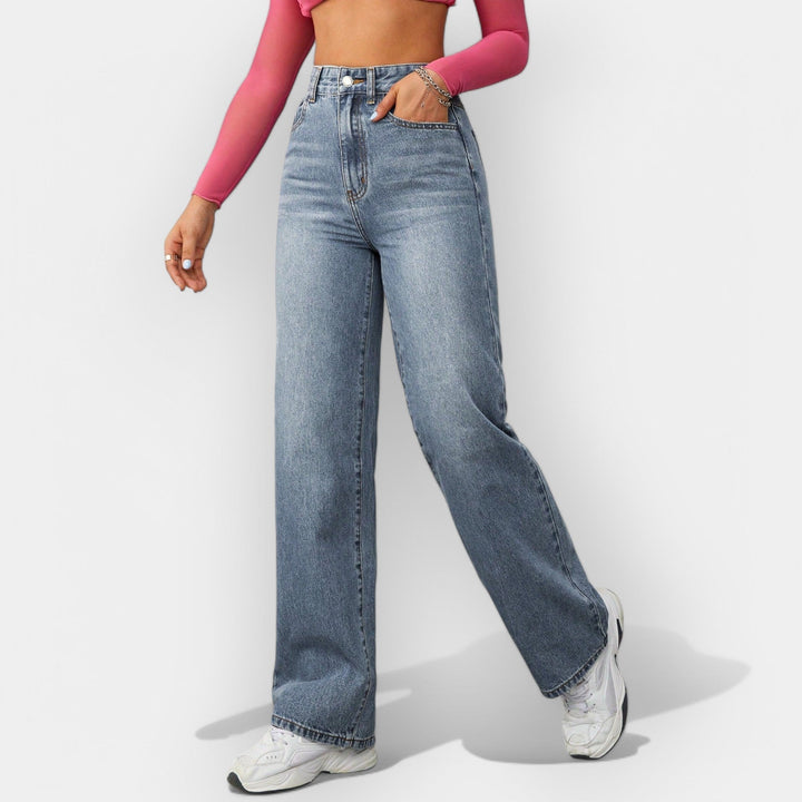 Jeans cu croială dreaptă
