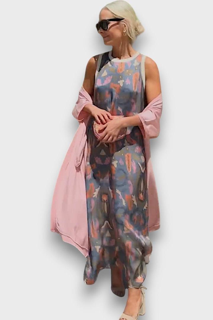 Signe | Rochie lungă cu flori