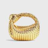 Paula - Mini Woven Sage Bolso Satchel Bag