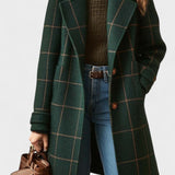 Yrsa - Palton elegant din tweed cu model în carouri