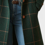 Yrsa - Palton elegant din tweed cu model în carouri