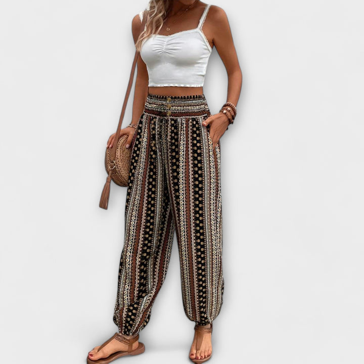 Folk Pattern Trousers