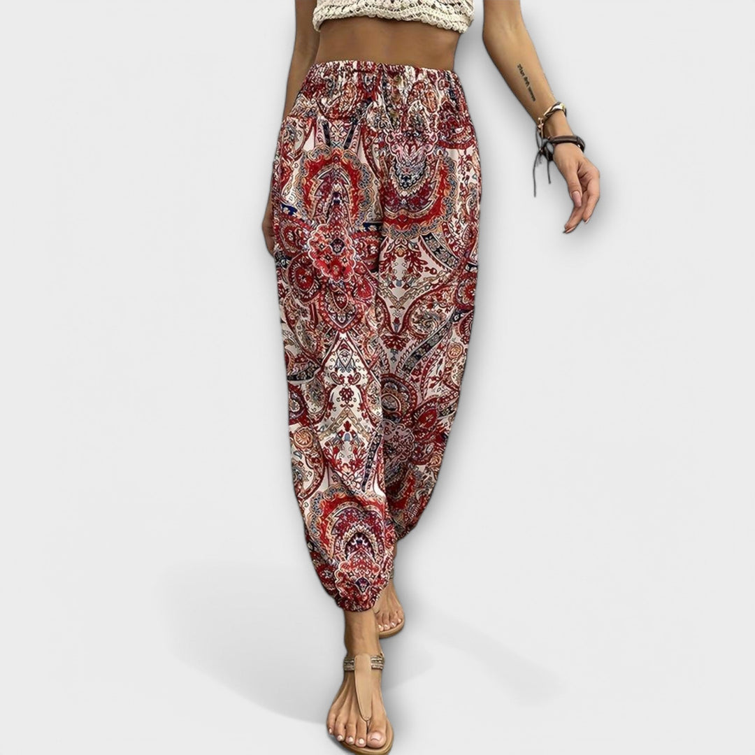 Folk Pattern Trousers