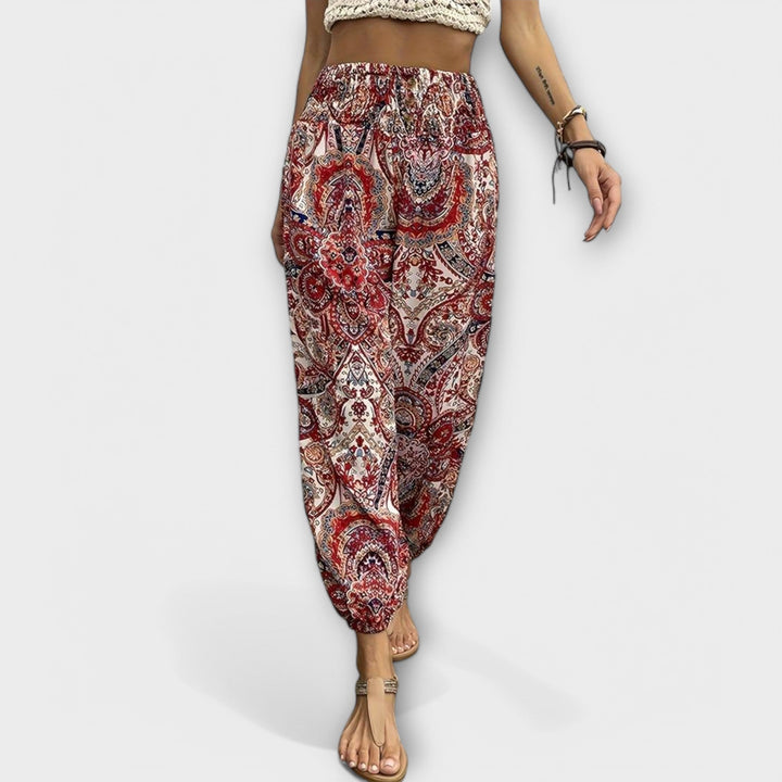 Folk Pattern Trousers