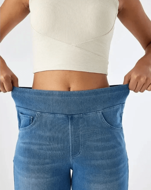 Pantaloni Relaxați cu Talie Elastică