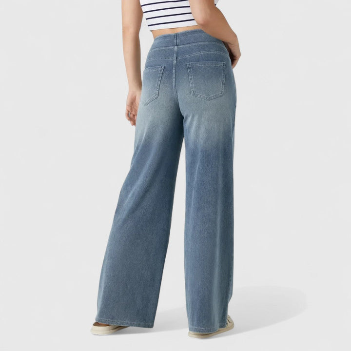 Speranța - Pantaloni elastici și confortabili cu talie înaltă