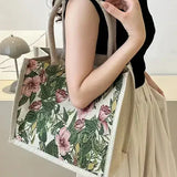 Marcela - Geantă din Săpun Indian cu Design Floral și Ecologic