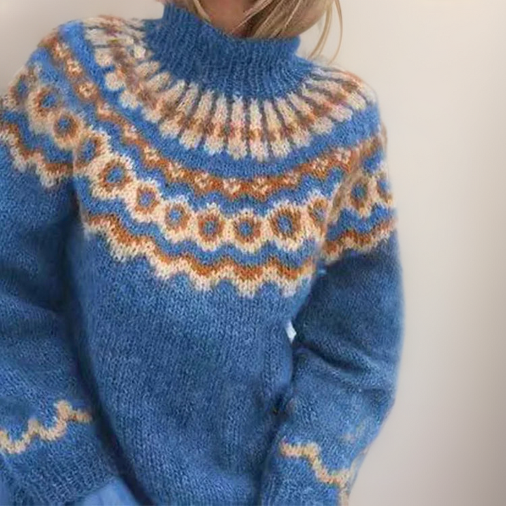 Anni - Pulover cu model închis