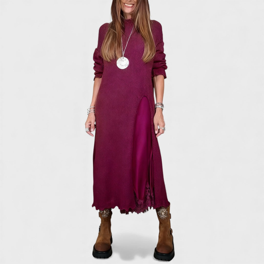 Lena - Elegant Knitted Lung Set