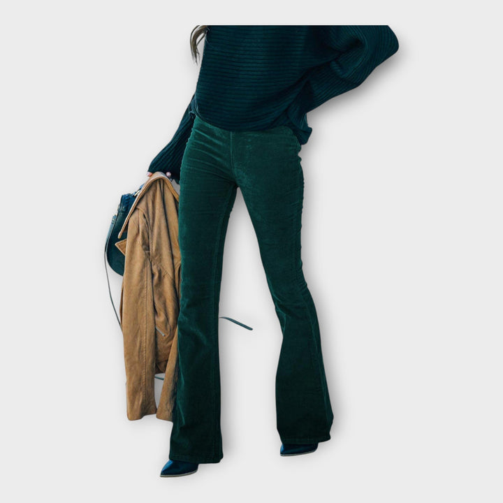 Pantaloni Eleganți cu Croială Tip Clopot