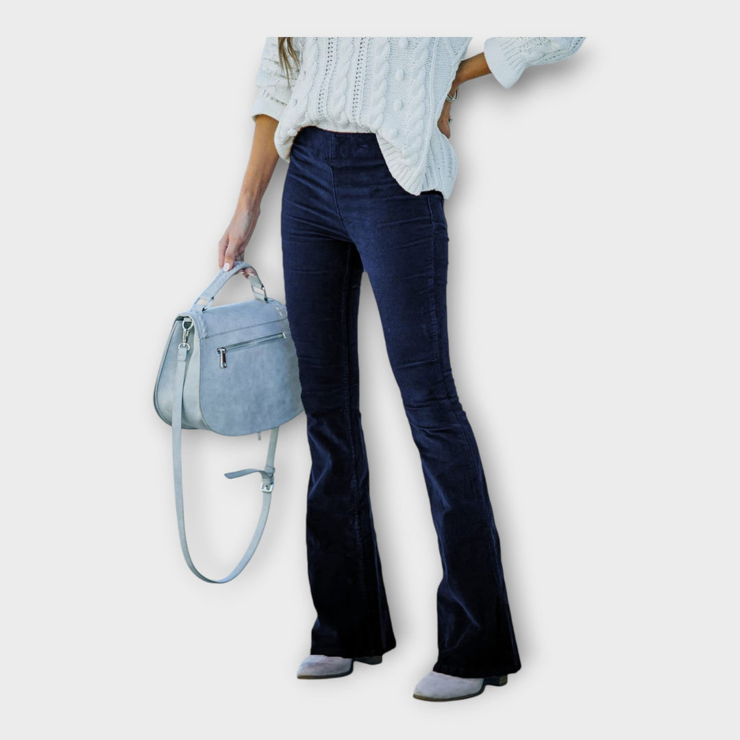 Pantaloni Eleganți cu Croială Tip Clopot