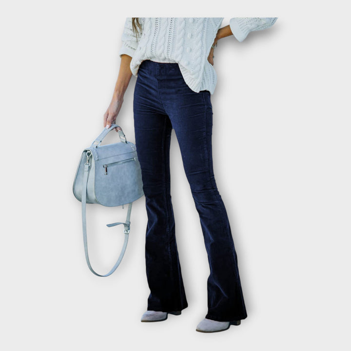 Pantaloni Eleganți cu Croială Tip Clopot