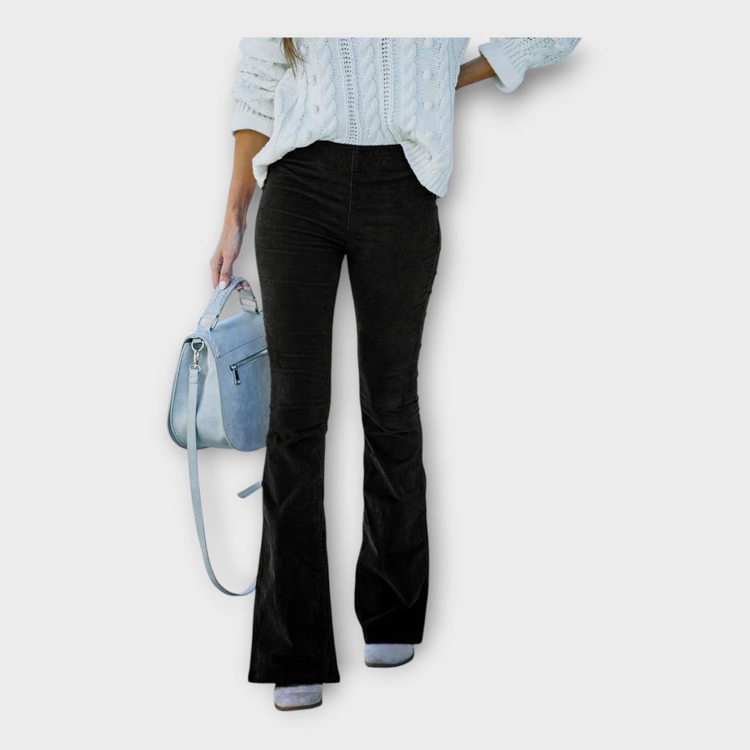 Pantaloni Eleganți cu Croială Tip Clopot