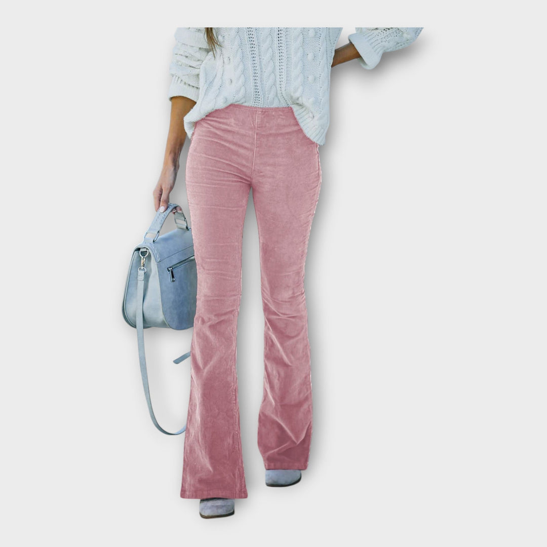 Pantaloni Eleganți cu Croială Tip Clopot