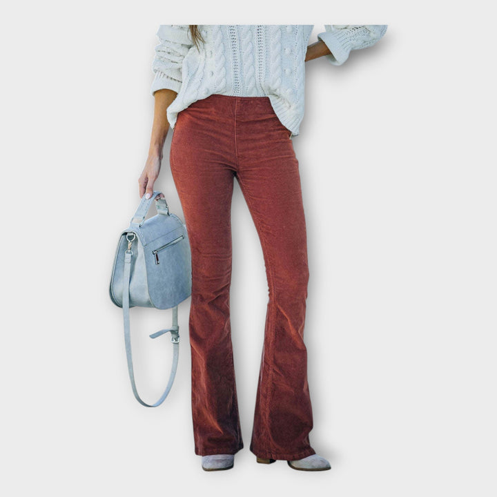 Pantaloni Eleganți cu Croială Tip Clopot