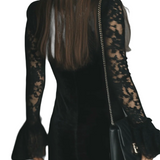 Eftalia - Rochie Mini din Catifea" can be rewritten as "Eftalia - Rochie Mini din Material Catifelat. - remove_bg