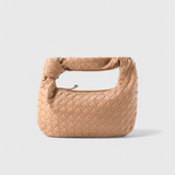 Paula - Mini Woven Sage Bolso Satchel Bag