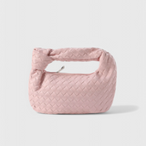Paula - Mini Woven Sage Bolso Satchel Bag