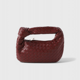 Paula - Mini Woven Sage Bolso Satchel Bag