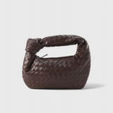 Paula - Mini Woven Sage Bolso Satchel Bag