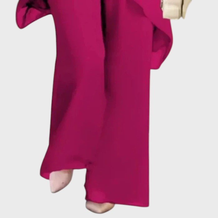 Nicoleta | Sacou cu pantaloni palazzo plisati